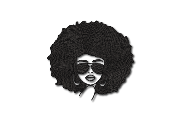 Adorable Afro Mom with Black Glasses: Celebrating Style and Heritage