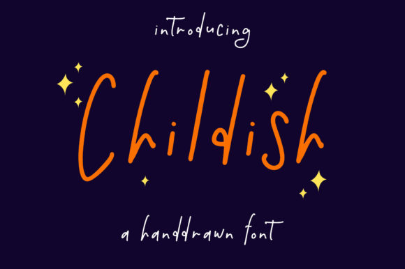 Childish Font: A Quirky Handwritten Style for Modern Design