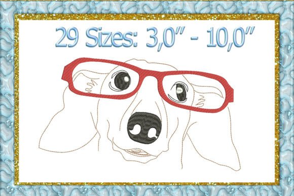 Dachshund Embroidery Design: A Playful Asset for Crafters
