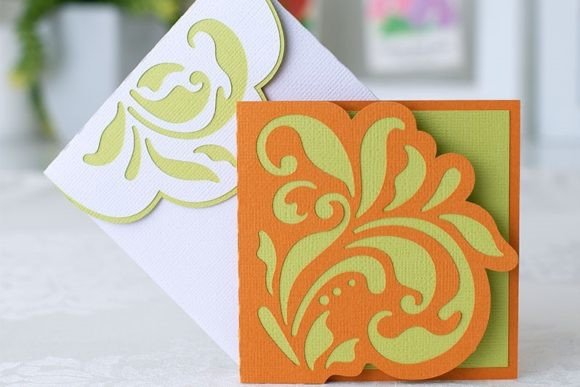 Elevate Your Handwritten Notes with the Floral Note Card 3D SVG