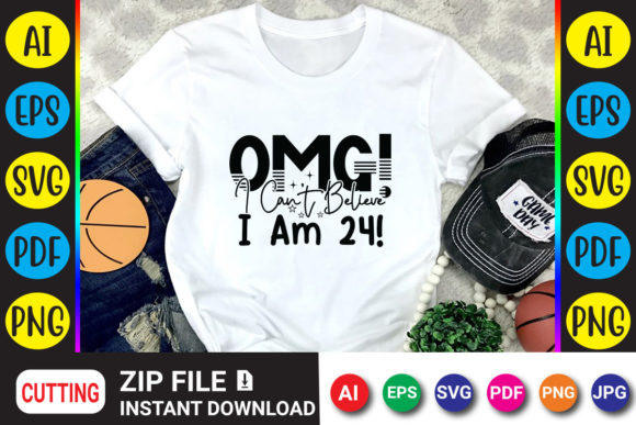 Omg! I Can’t Believe I Am 24! A Modern Typeface for Milestone Moments