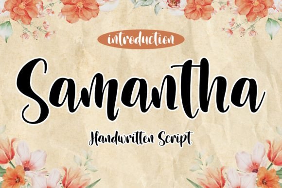 Samantha: The Creative Script Font for Branding & Design